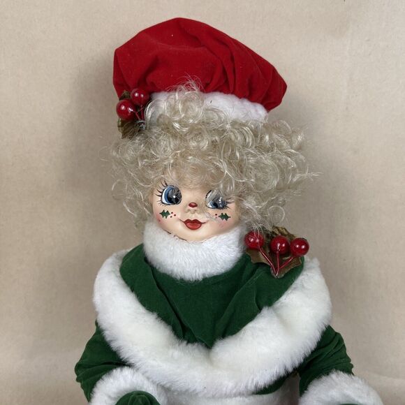 Brinn's 1987 December Christmas Calendar Clown‎ Doll w/Jingle Bells Limited Edt. - Picture 2 of 7